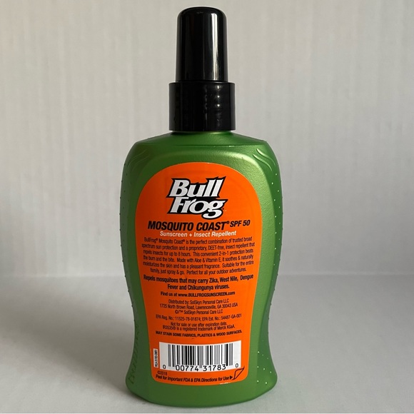 Bull Frog Mosquito Coast Sunscreen and Insect Repellent Deet Free SPF 50 - Picture 4 of 7